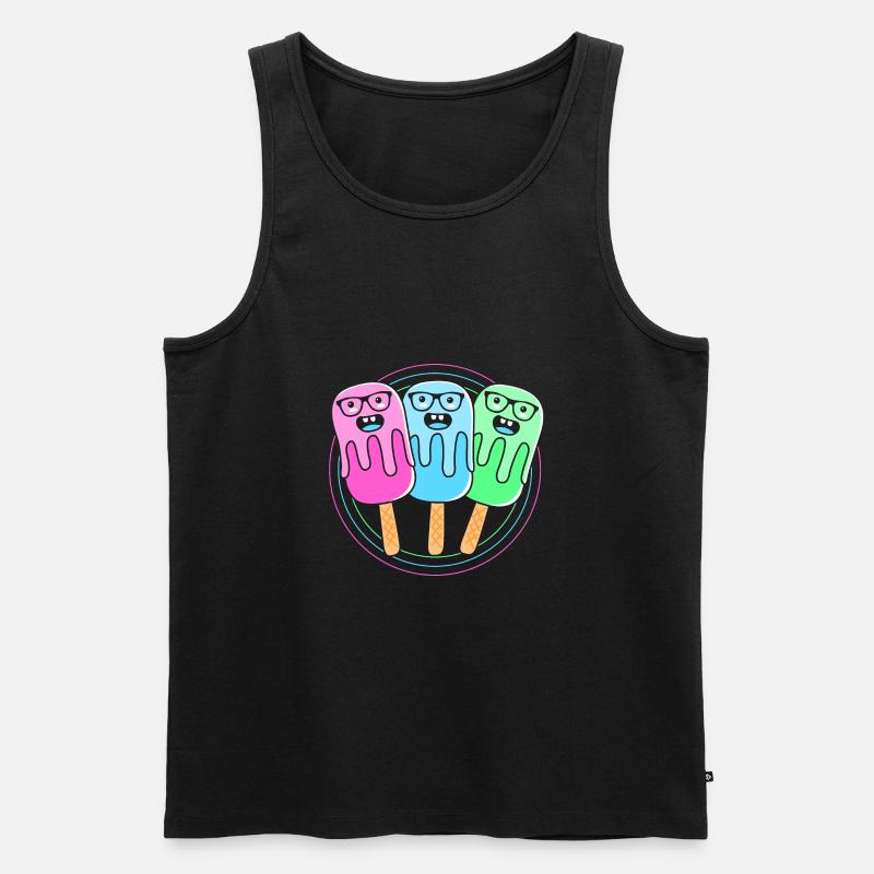 Pool Party - Männer Premium Bio Tank Top - Schwarz