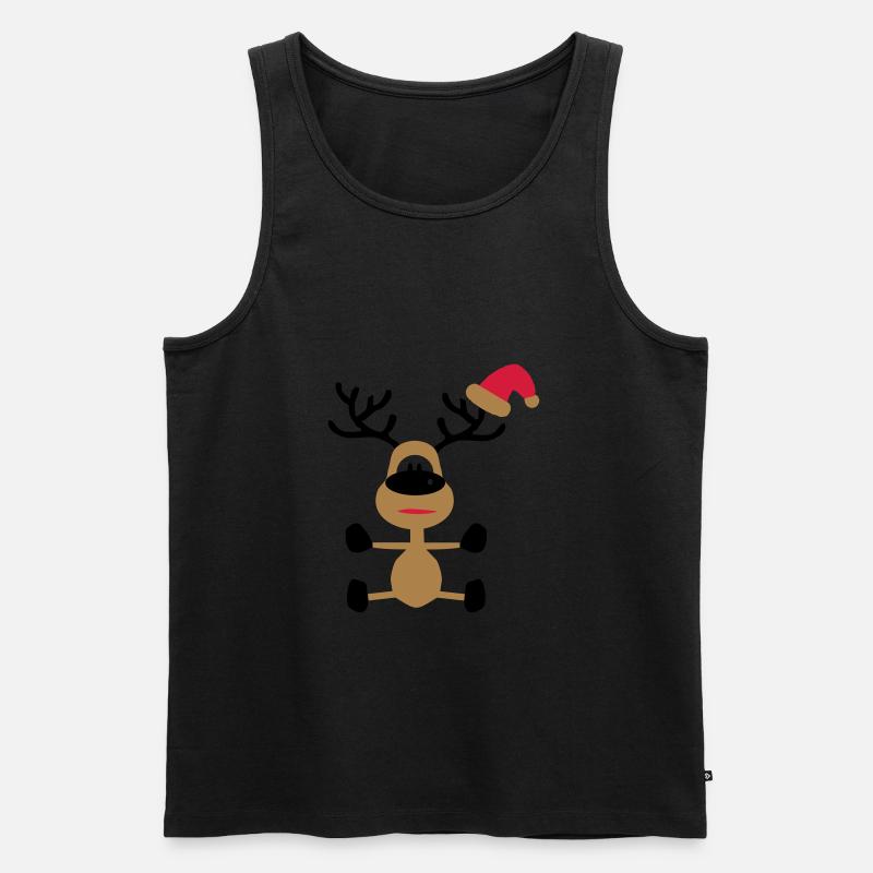 Weihnachten - Männer Premium Bio Tank Top - Schwarz