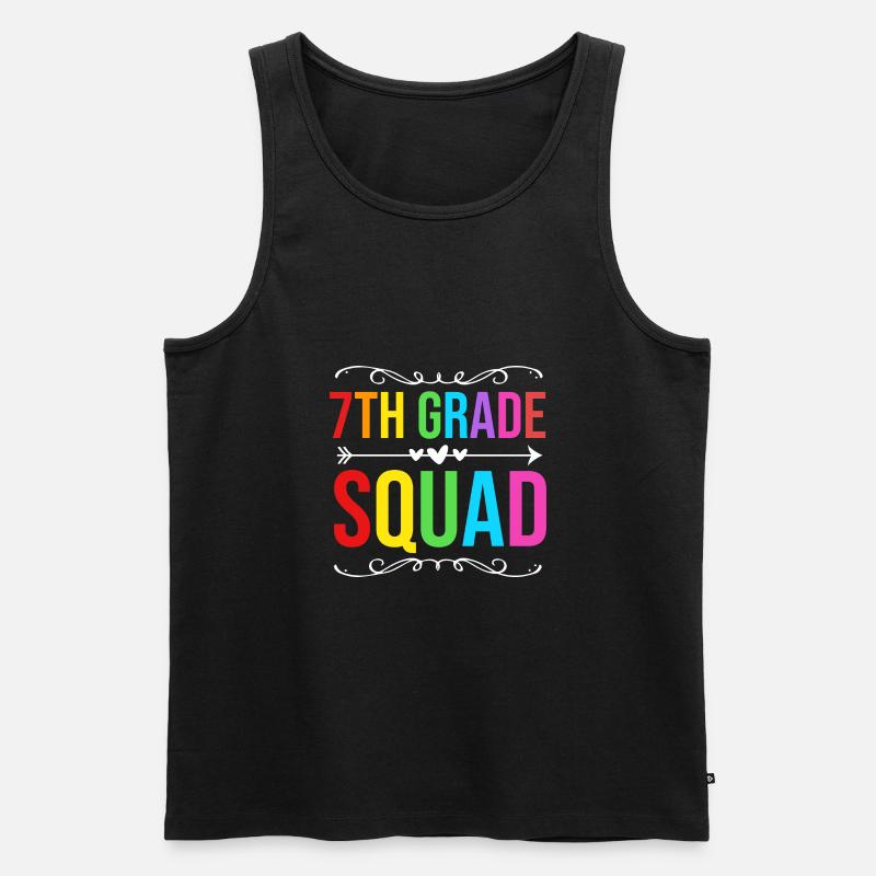 7. Klasse - Männer Premium Bio Tank Top - Schwarz