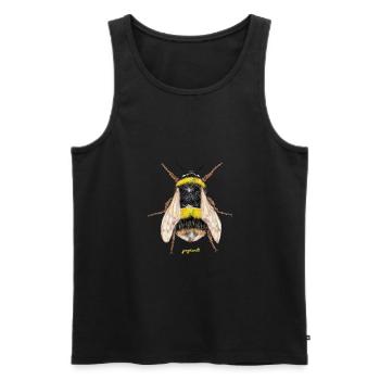 bumblebee - Men's Premium Organic Tank Top - black - Front - AI Model Male 178 light (178cm)