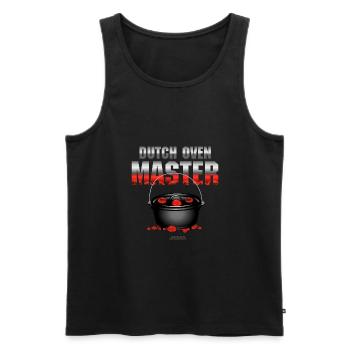 Dutch Oven Master - Männer Premium Bio Tank Top - Schwarz - Vorne - AI Model Male 178 light (178cm)