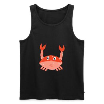 Krebs Sternzeichen - Männer Premium Bio Tank Top - Schwarz - Vorne - Michal (187cm)