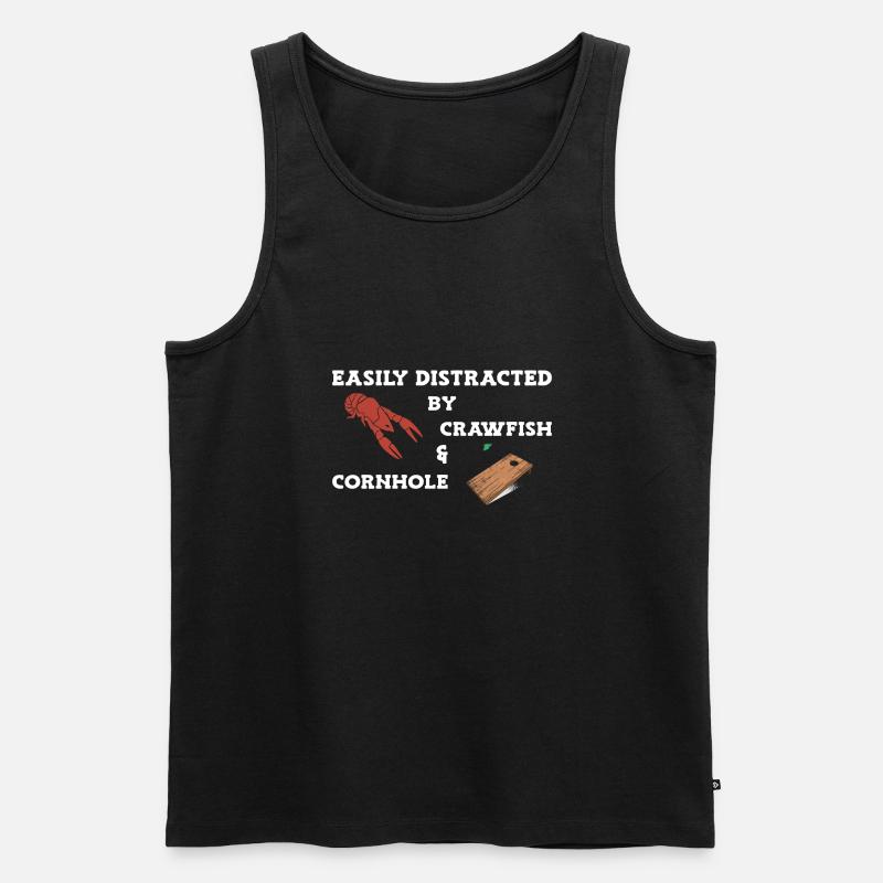 Langusten Languste - Männer Premium Bio Tank Top - Schwarz