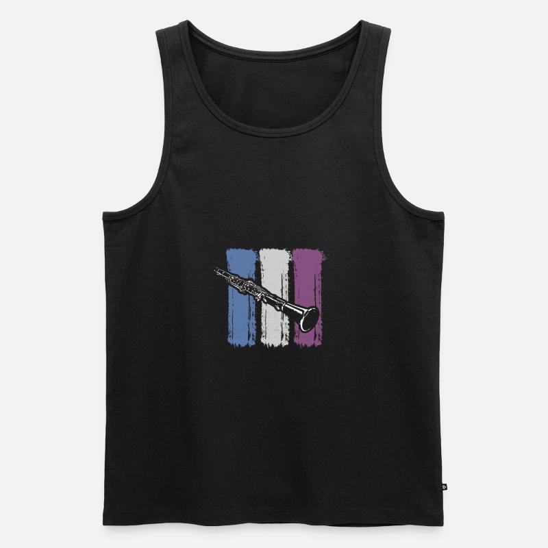 klarinette - Männer Premium Bio Tank Top - Schwarz
