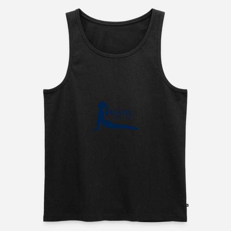 Pilates - Männer Premium Bio Tank Top - undefined