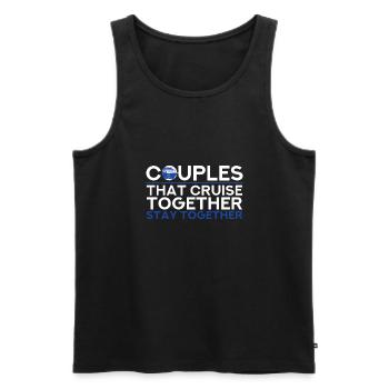 Cruise Cruise Ship - Men's Premium Organic Tank Top - black - Front - Michal (187cm)