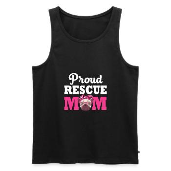 Dog Rescue Animal Rights Animal Rescue Animal Shelter - Men's Premium Organic Tank Top - black - Front - Michal (187cm)