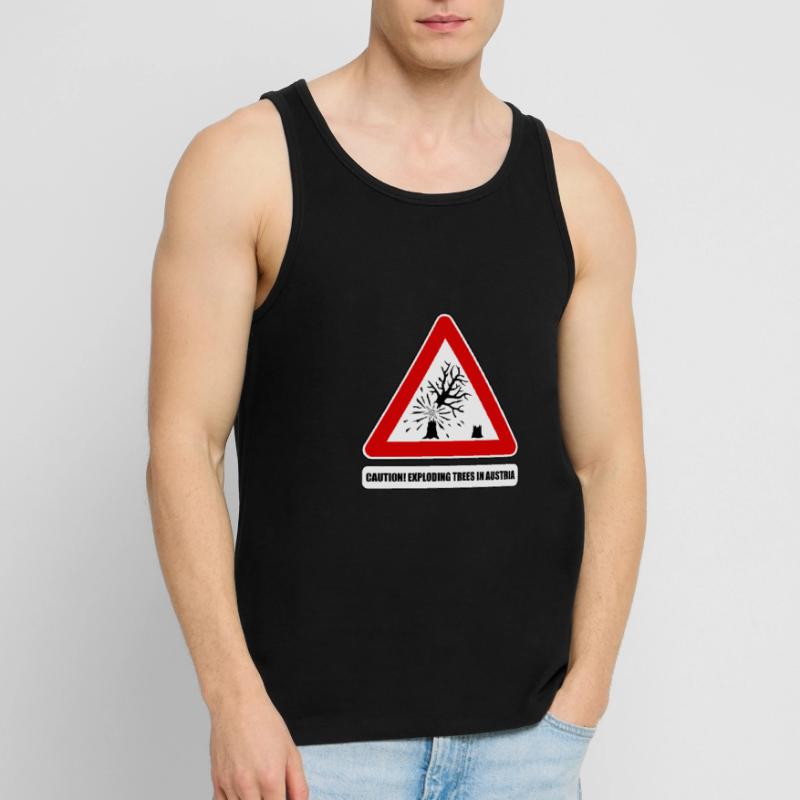 exploding trees,  exploding trees Austria Men's Premium Organic Tank Top