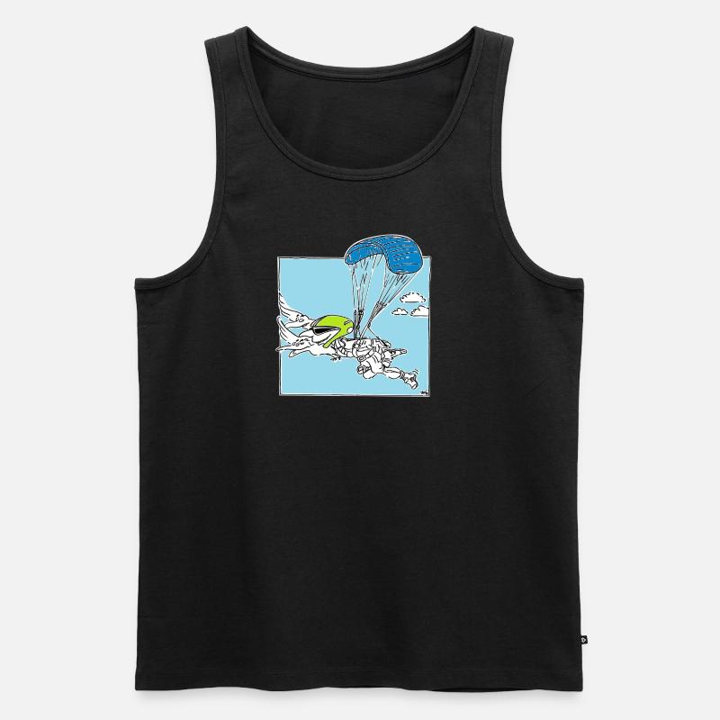 Gleitschirm - Männer Premium Bio Tank Top - undefined