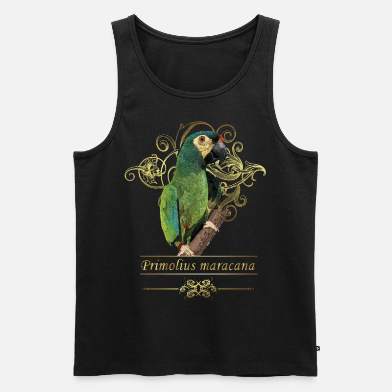 Das Maracanã - Männer Premium Bio Tank Top - Schwarz