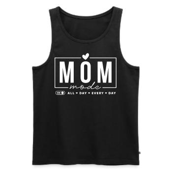 Mom Fashion All Day Everyday Gift for Mother's Day - Men's Premium Organic Tank Top - black - Front - Michal (187cm)