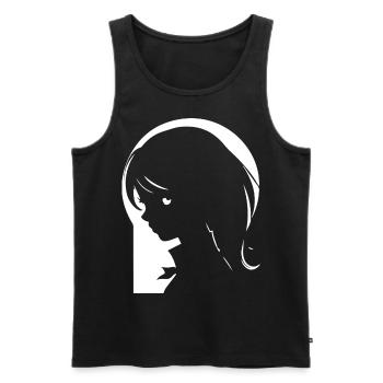 Batcave Girl Dark Fairytale Goth Occult Women Got - Men's Premium Organic Tank Top - black - Front - AI Model Male 178 light (178cm)