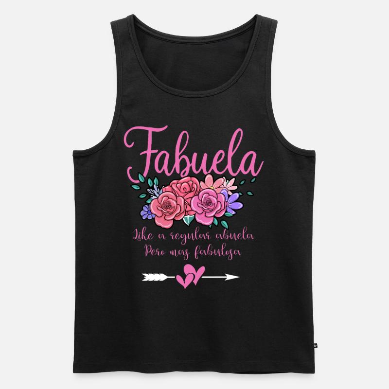Fabuela - Männer Premium Bio Tank Top - Schwarz