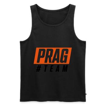 Équipe de Prague - Débardeur bio Premium Homme - noir - Devant - Michal (187cm)