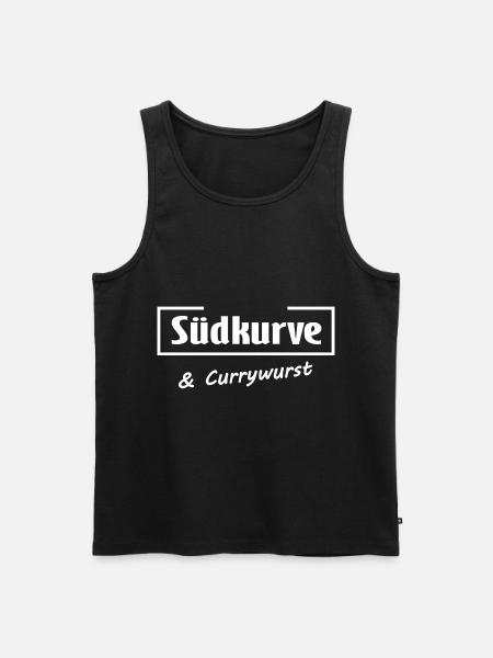 Stadium and sausage - Men's Premium Organic Tank Top - black