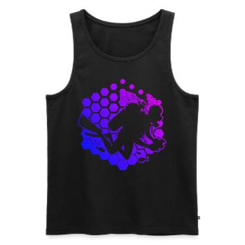 Scuba Diver Scuba Diver Scuba Diving - Men's Premium Organic Tank Top - black - Front - Michal (187cm)