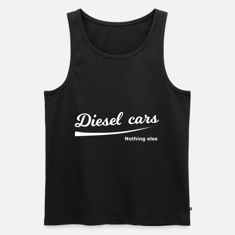 Die Diesel Autos - Männer Premium Bio Tank Top - Schwarz