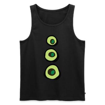 Tentakel Spiel Game Adventure Shirt grün - Männer Premium Bio Tank Top - Schwarz - Vorne - AI Model Male 178 light (178cm)
