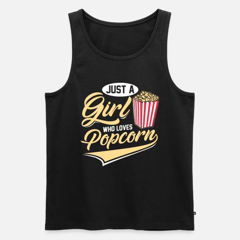 Pop corn - Débardeur bio Premium Homme - noir