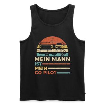 Wohnwagen Wohnmobil Caravan Camper - Männer Premium Bio Tank Top - Schwarz - Vorne - Michal (187cm)