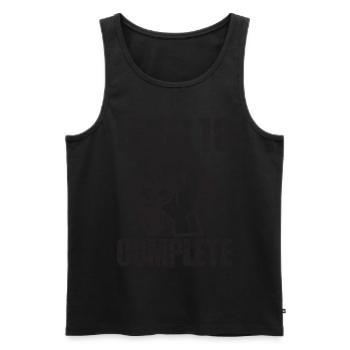Level 18 Complete Geburtstagsgeschenk 18 Jahre - Männer Premium Bio Tank Top - Schwarz - Vorne - Michal (187cm)