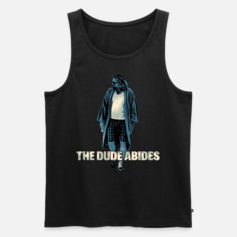 The Big Lebowski Duc -The Dude Abides - Débardeur bio Premium Homme - noir