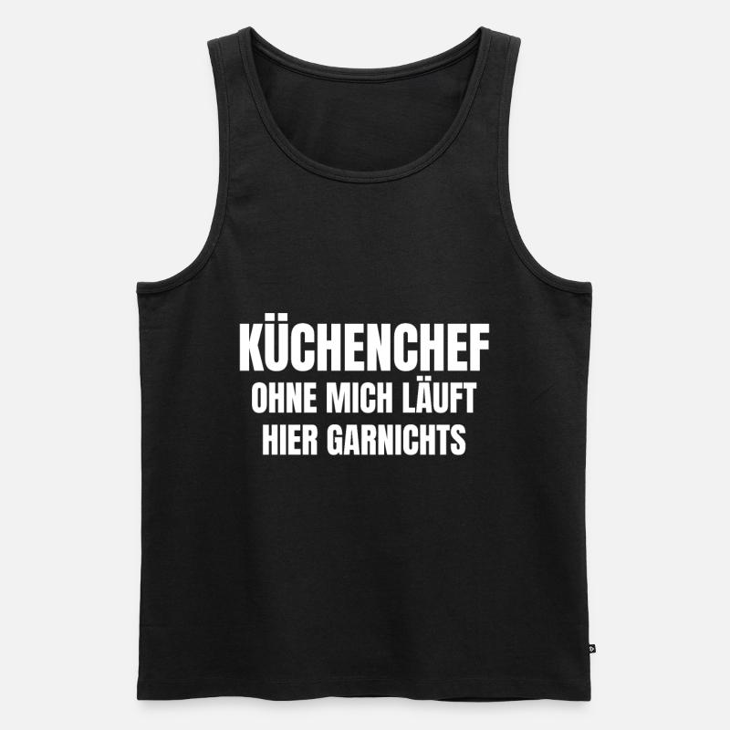 Küchenchef - Männer Premium Bio Tank Top - Schwarz