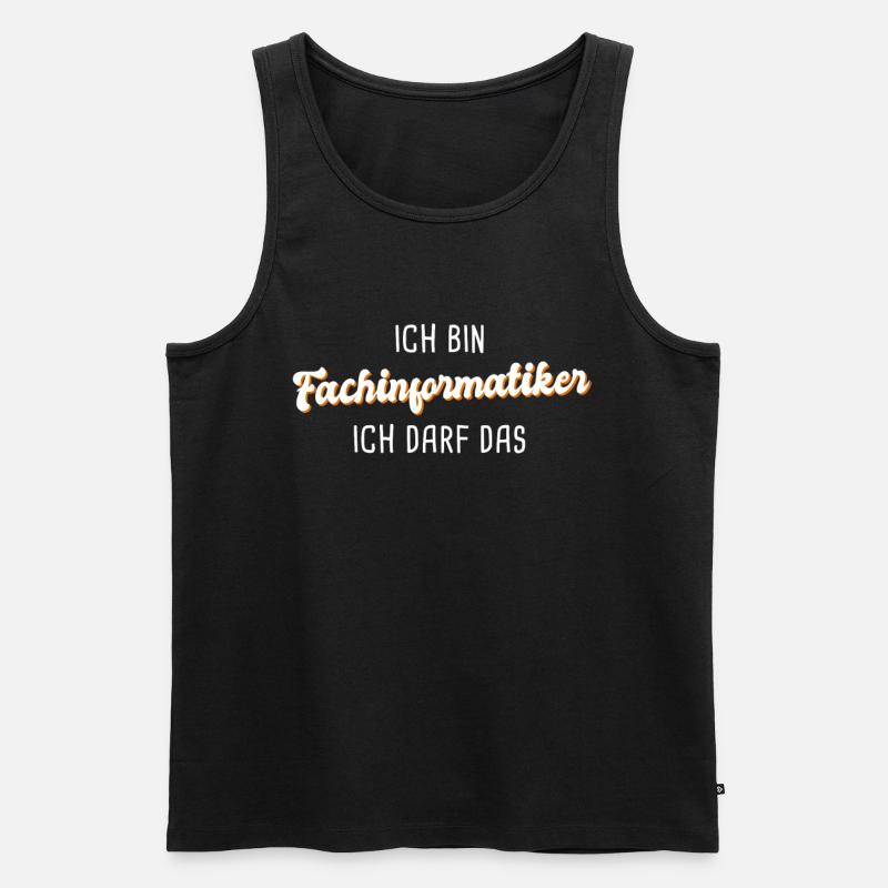 Fachinformatiker - Männer Premium Bio Tank Top - Schwarz