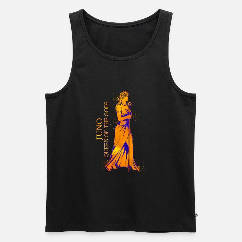 Königin der Götter - Juno - Männer Premium Bio Tank Top - Schwarz