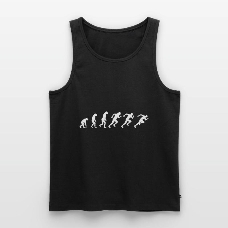 Evolution runner Men's Premium Organic Tank Top