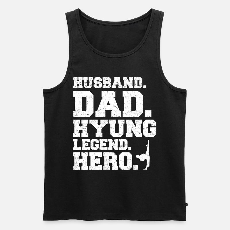 Tang Soo Do - Männer Premium Bio Tank Top - Schwarz