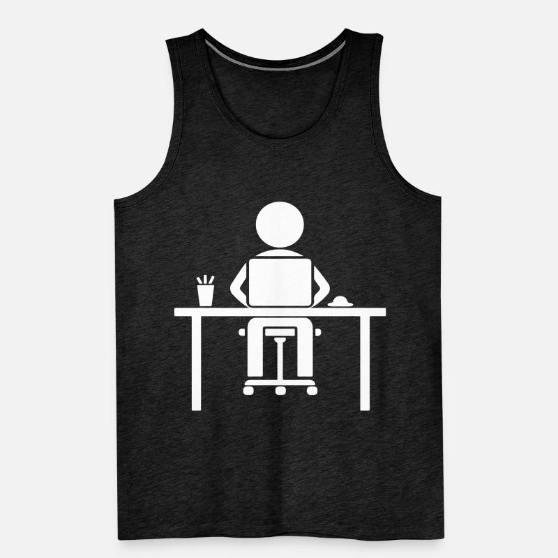 Arbeiter Computer Job Männer Premium Bio Tank Top