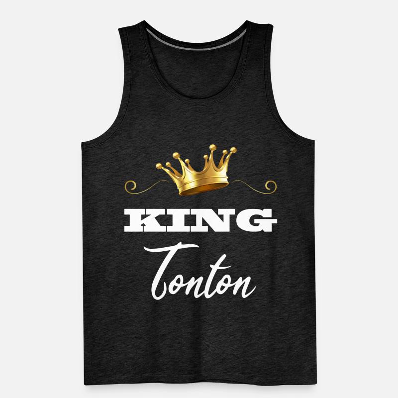 König Onkel Geschenkidee Mann Männer Premium Bio Tank Top