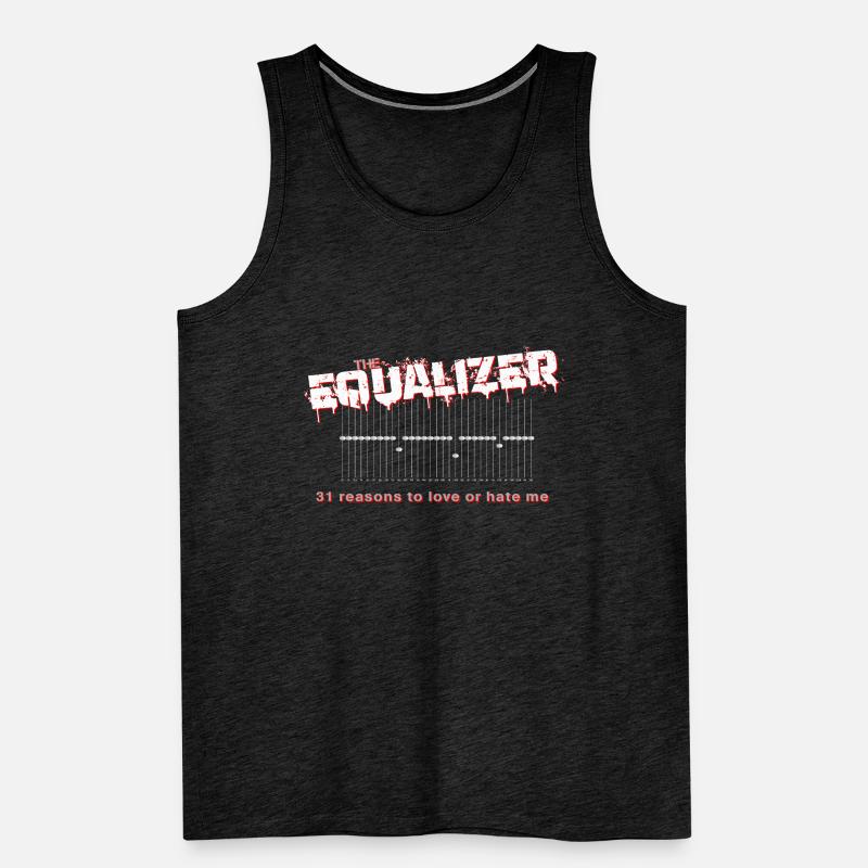The Equalizer: Klangverbesserung als Statement Männer Premium Bio Tank Top