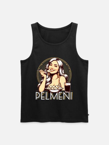 Pelmeni Yummy Gift - Men's Premium Organic Tank Top - black
