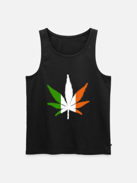 Ireland - Männer Premium Bio Tank Top - Schwarz