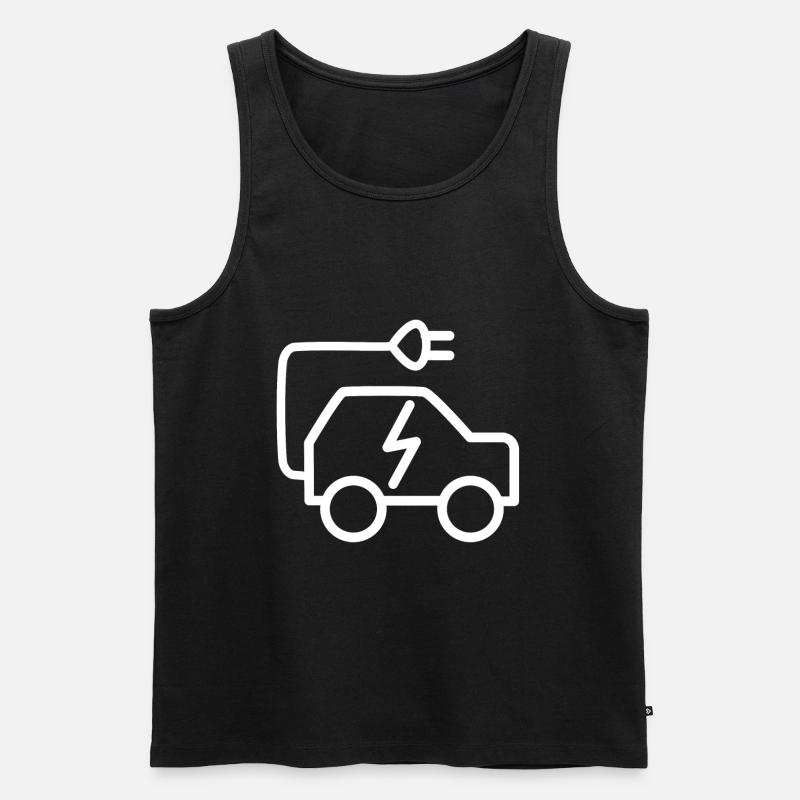 Die Elektro Autos - Männer Premium Bio Tank Top - Schwarz