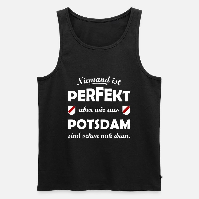 Die Potsdamer - Männer Premium Bio Tank Top - Schwarz