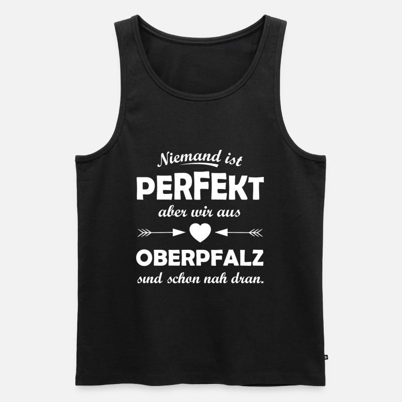 Die Oberpfälzer - Männer Premium Bio Tank Top - Schwarz