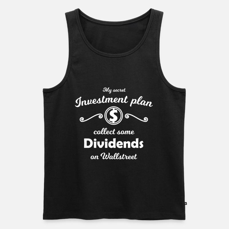 Der Sparplan - Männer Premium Bio Tank Top - Schwarz
