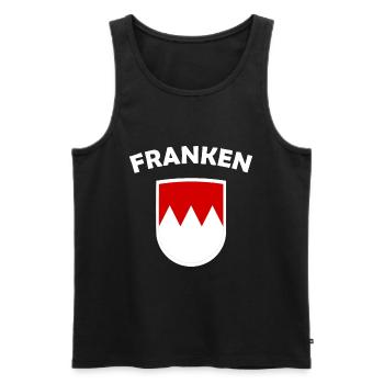 Der Franke - Männer Premium Bio Tank Top - Schwarz - Vorne - AI Model Male 178 light (178cm)