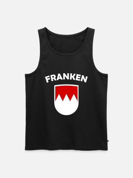 Der Franke - Männer Premium Bio Tank Top - Schwarz
