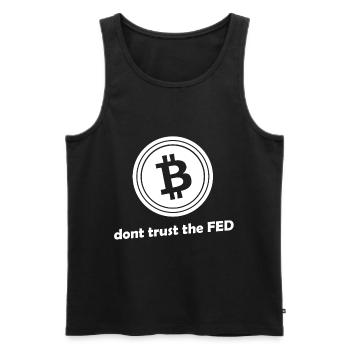 Geld und Banken - Männer Premium Bio Tank Top - Schwarz - Vorne - Michal (187cm)
