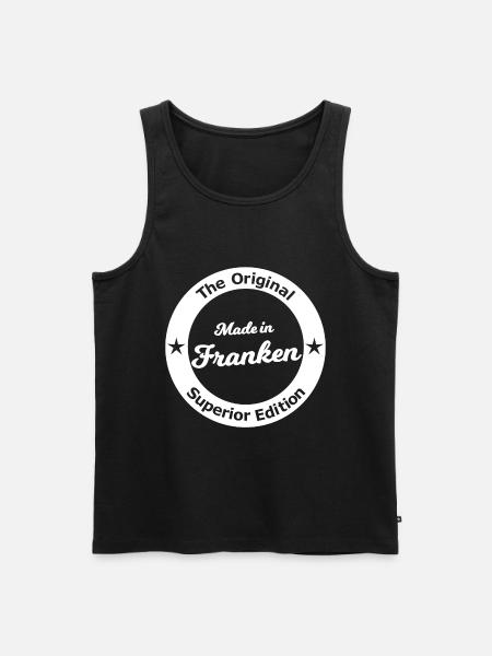 The best from Franconia - Men's Premium Organic Tank Top - black