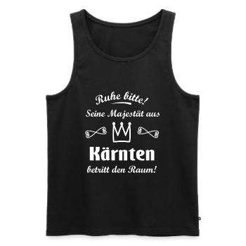Kingdom of Carinthia - Men's Premium Organic Tank Top - black - Front - AI Model Male 178 light (178cm)