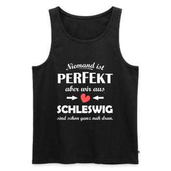 Chez soi dans le Schleswig - Débardeur bio Premium Homme - noir - Devant - Michal (187cm)