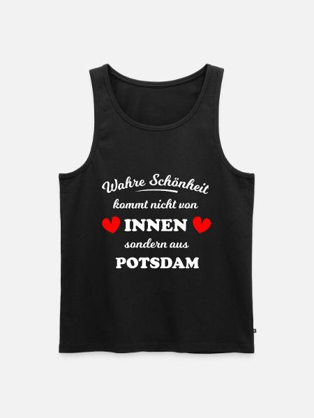 Das schöne Potsdam - Männer Premium Bio Tank Top - Schwarz