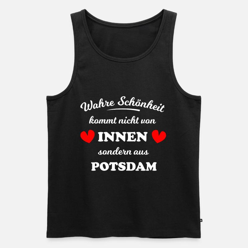 Das schöne Potsdam - Männer Premium Bio Tank Top - Schwarz