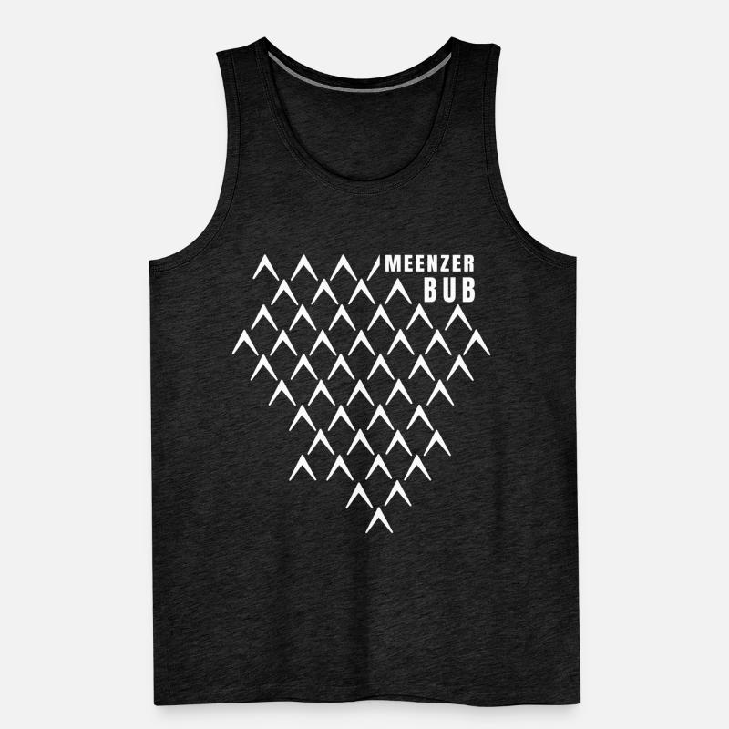 Meenzer Bub Hessen dialect Bembel Äppler Mainz Men's Premium Organic Tank Top
