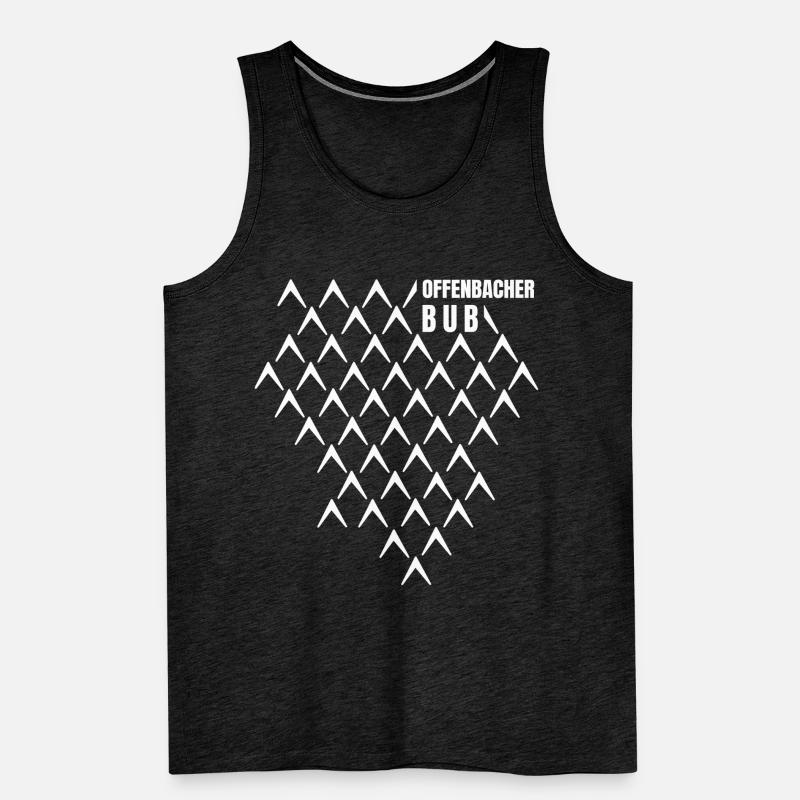 Offenbach Bub Hessen Dialecte Bembel Äppler Débardeur bio Premium Homme